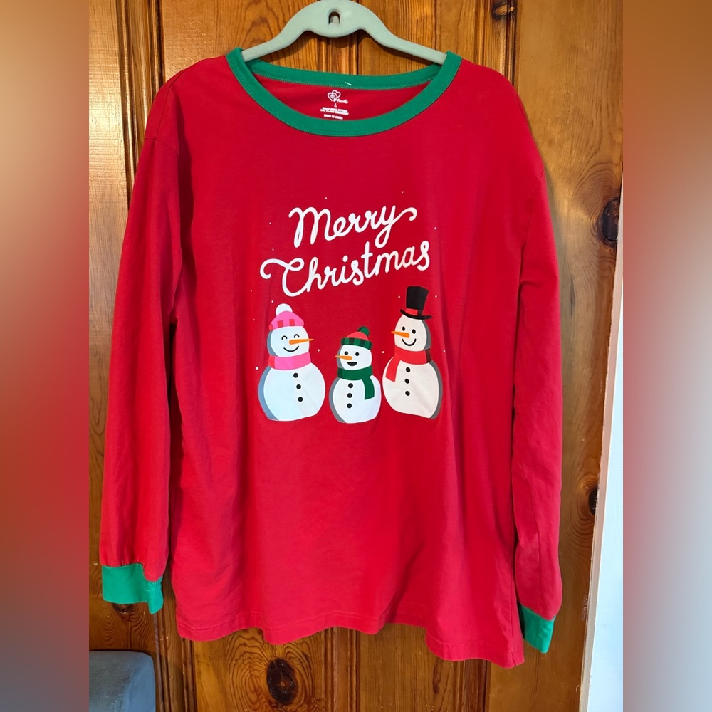 Christmas top size large